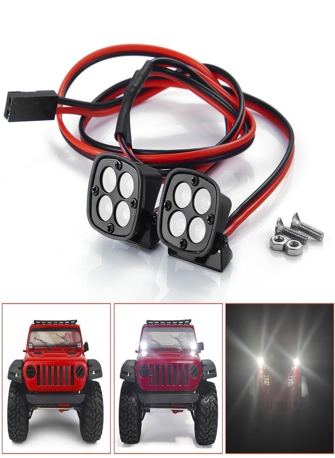 مصابيح أمامية LED من WEFEINO RC Crawler لسيارات Axial TRX-4 TRX6 SCX10 90046 RC Crawler (1#2) - Image 2